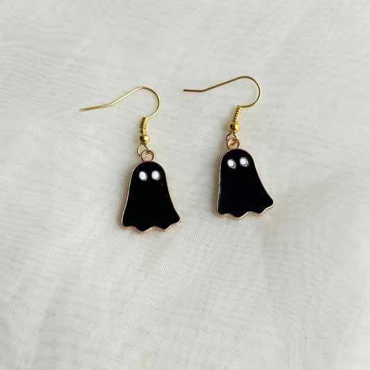 Ghost Earrings - Black/White