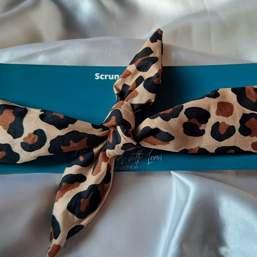 Leopard Print TIY Headband