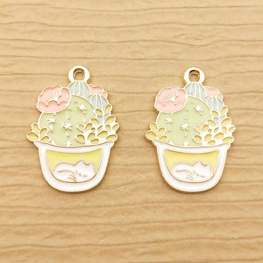 Cute Pastel Plant Earrings