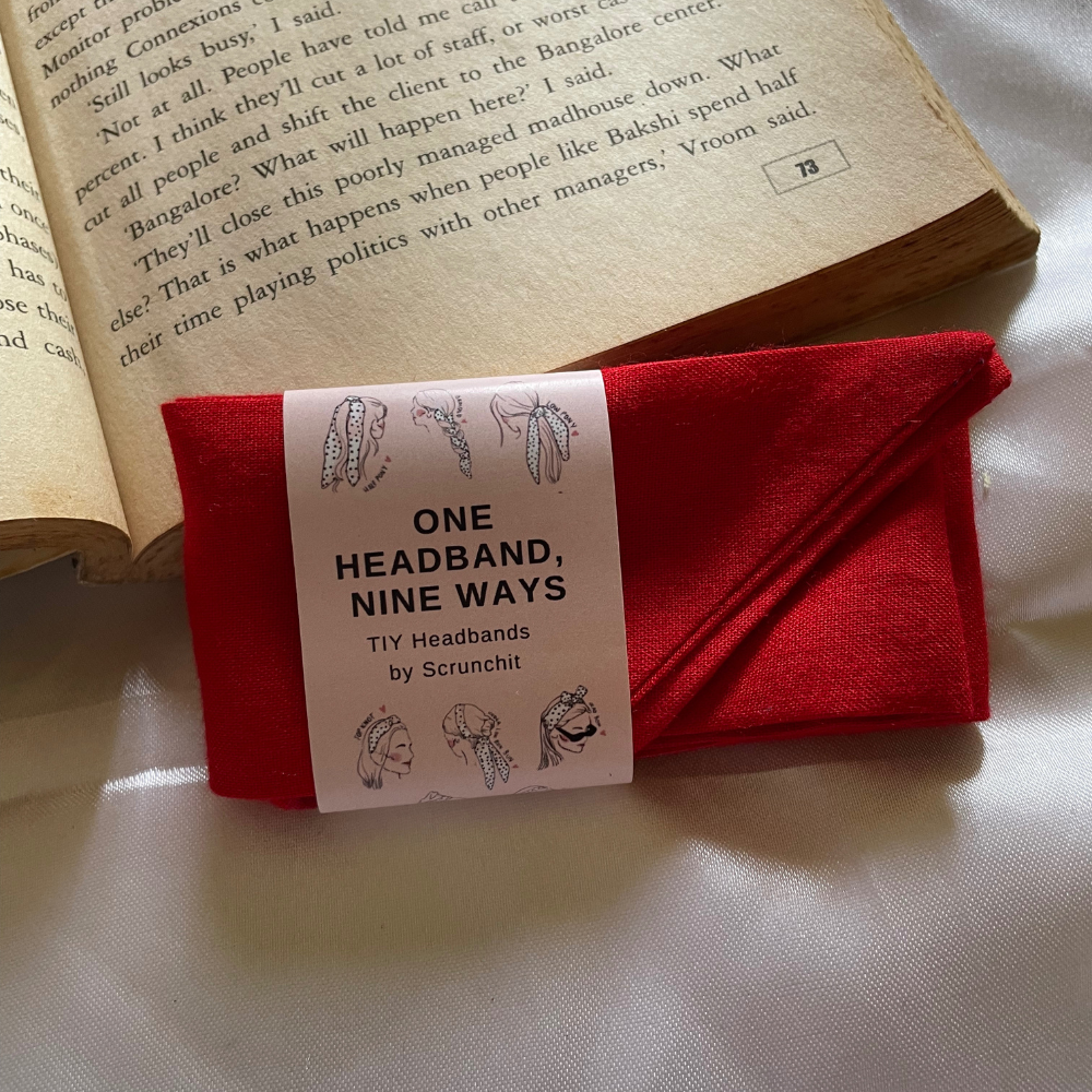Red TIY Headband