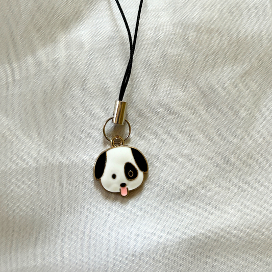 Puppy Face Phone Charm
