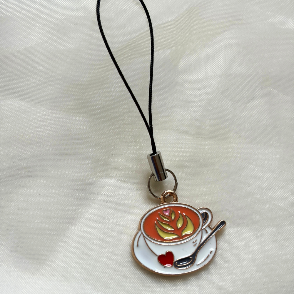 Latte Phone Charm - The Coffee Shop Collection