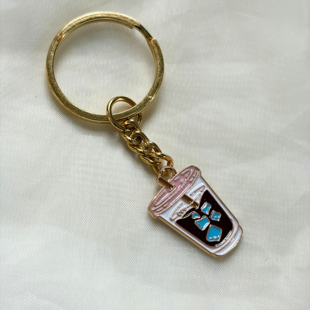 Cold Coffee Keychain - The Coffee Shop Collection