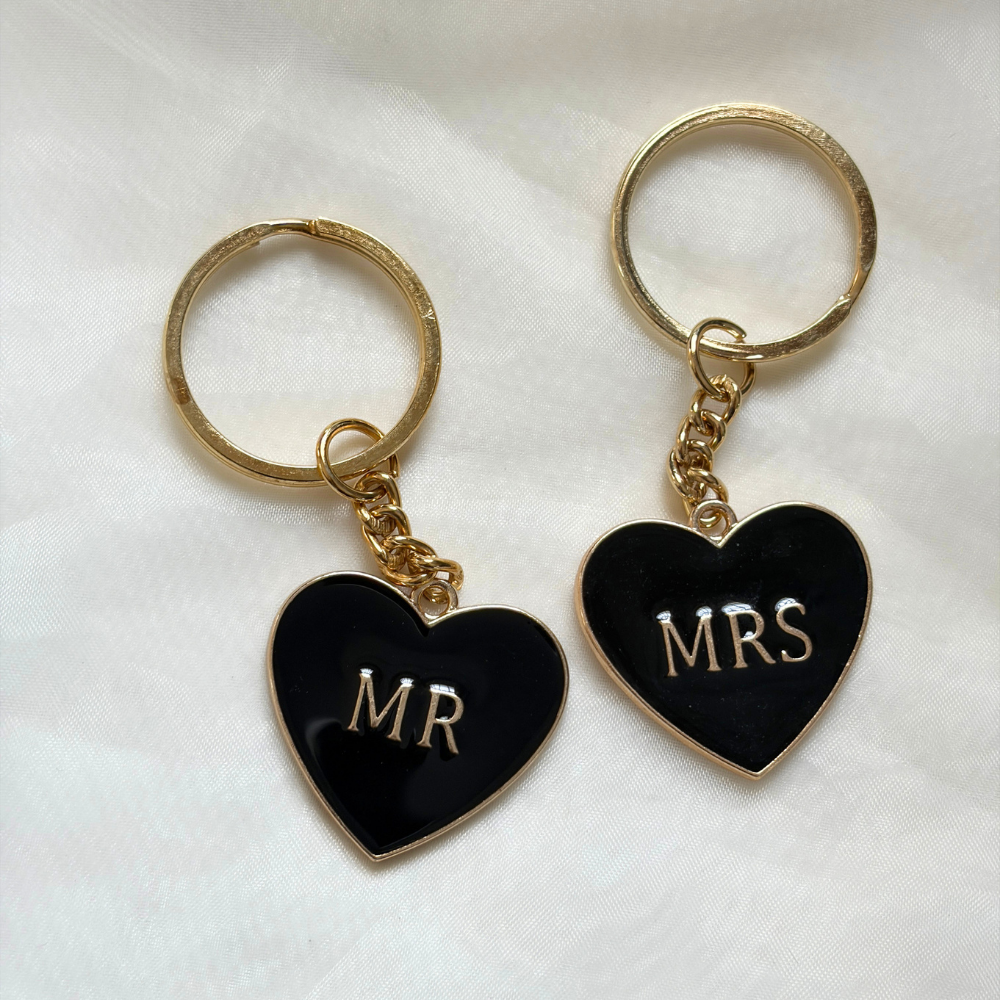 Mr & Mrs Couple Keychains