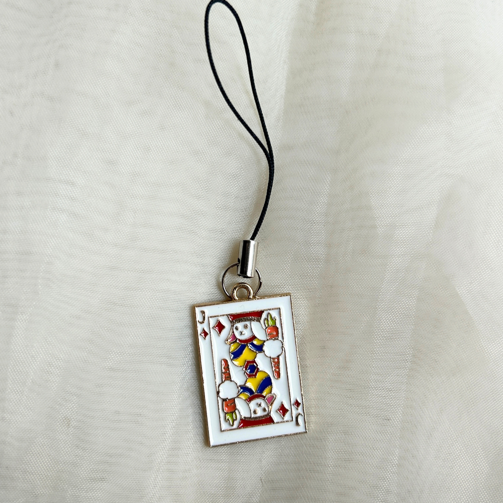 Playing Cards Phone Charm