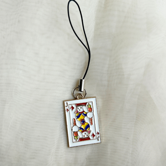 Playing Cards Phone Charm