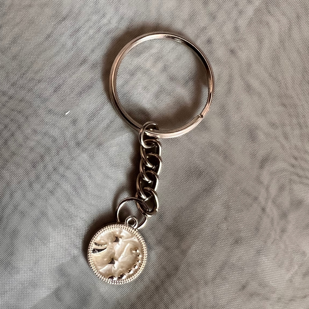 Zodiac Signs Keychain - Silver