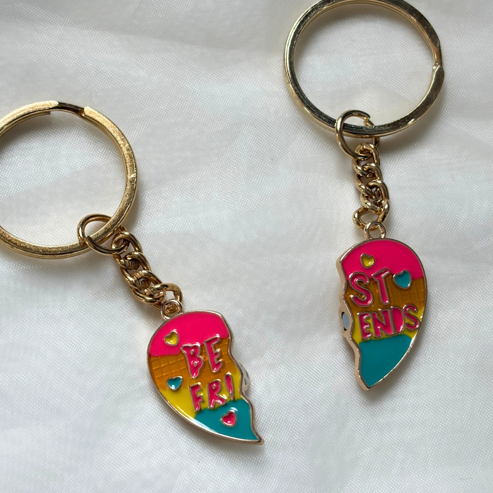 Best Friends Magnetic Keychains