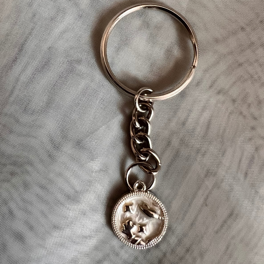 Zodiac Signs Keychain - Silver