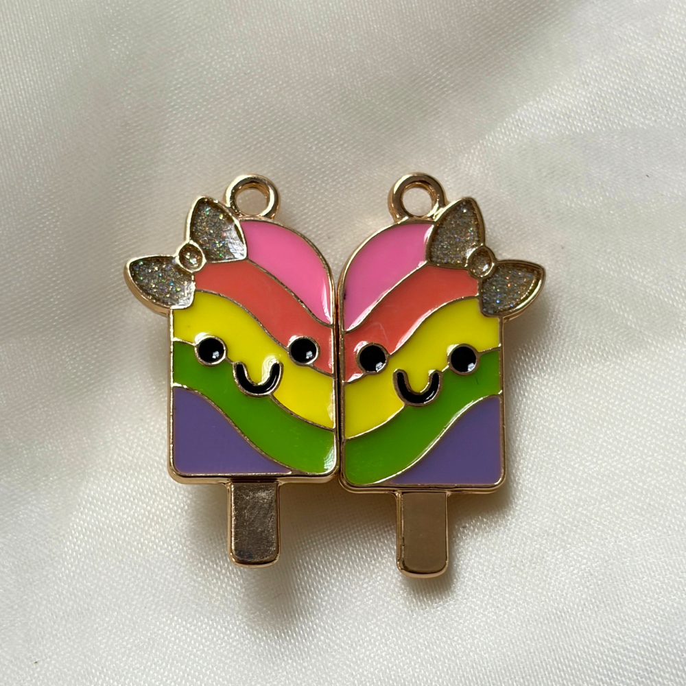 Best Friends Magnetic Keychains - Popsicle Version