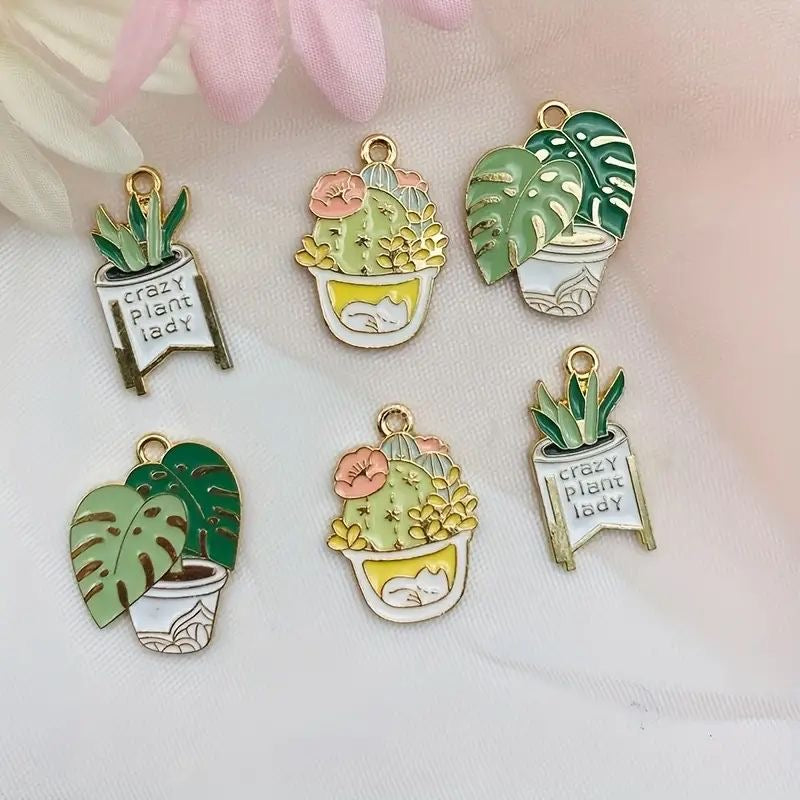 Crazy Plant Lady Hoop Earrings