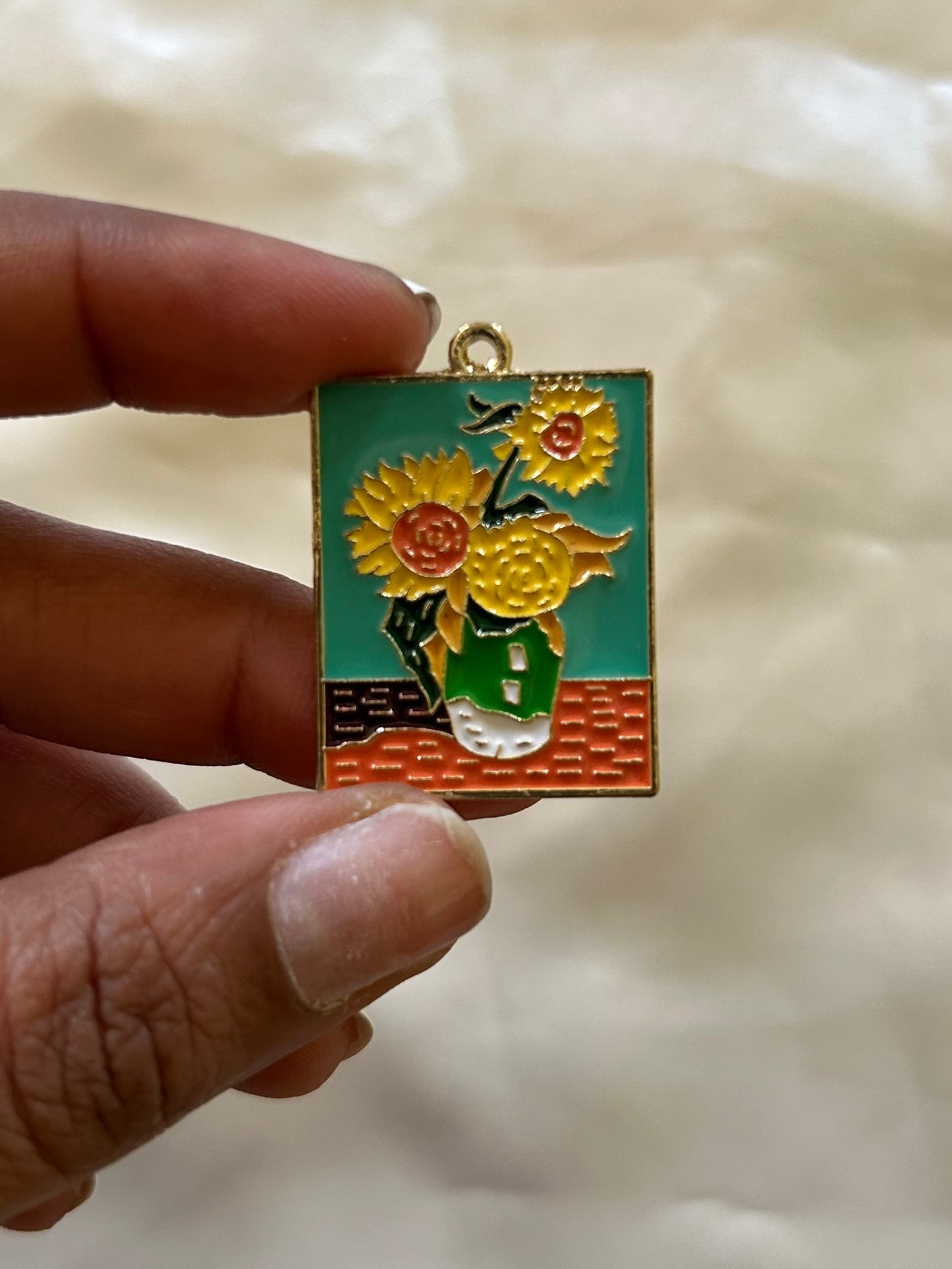 Van Gogh Sunflower Painting Chain