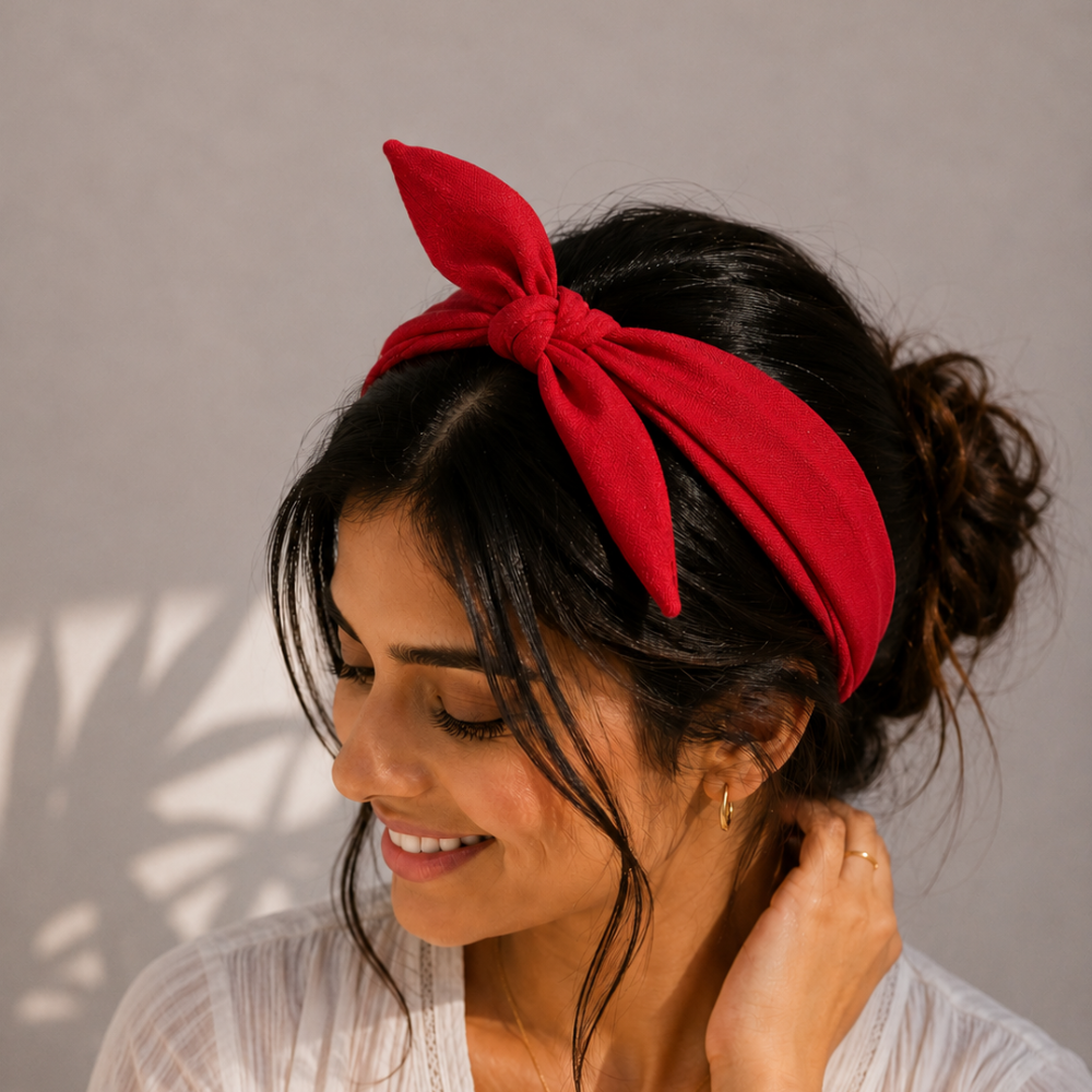 Red TIY Headband