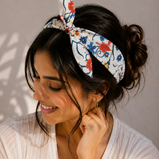 Floral Print TIY Headband