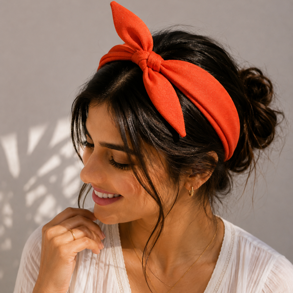 Orange TIY Headband